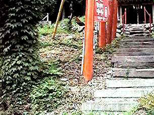 当館隣の高野稲荷